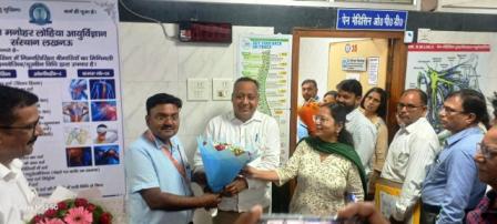 आरएमएलआई में नि:शुल्क बीएमडी-डेक्सा स्कैन शिविर में जांची गयी हड्डी की मजबूती